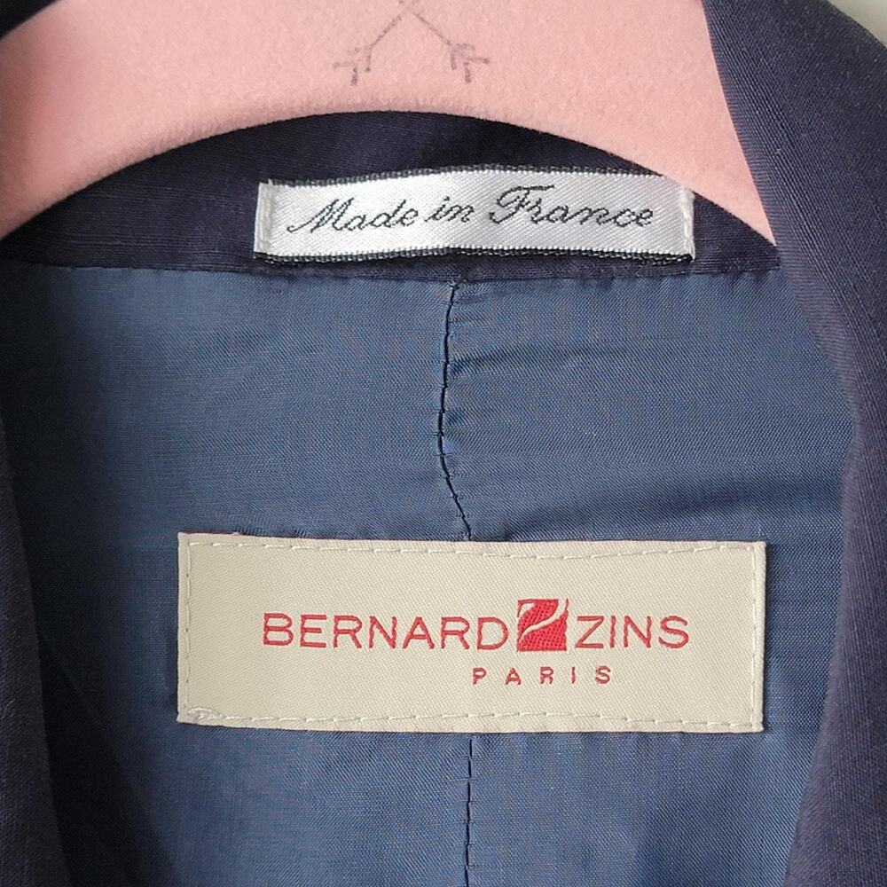 VTG French Silk Linen Jacket - Picture 3 of 10